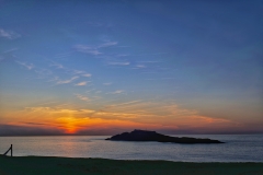 Sunset over Eagle Island