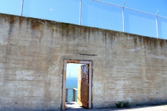 Alcatraz prison yard